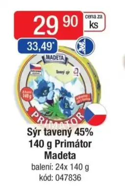 Qanto MADETA Sýr tavený 45% Primátor nabídka