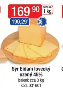 Qanto Sýr Eidam lovecký uzený 45% nabídka