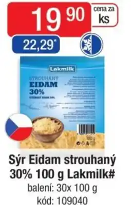 Qanto Sýr Eidam strouhaný 30%Lakmilk# nabídka
