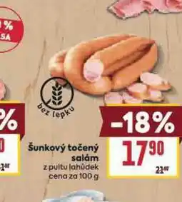 Billa Šunkový točený salám nabídka