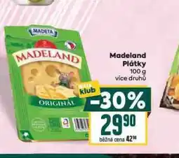 Billa Madeland plátky nabídka