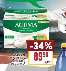 Billa Activia jogurt bílý nabídka