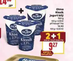 Billa Olma klasik jogurt bílý nabídka