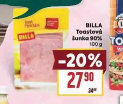Billa Toastová šunka 90% nabídka