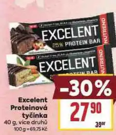 Billa Excelent proteinová tyčinka nabídka