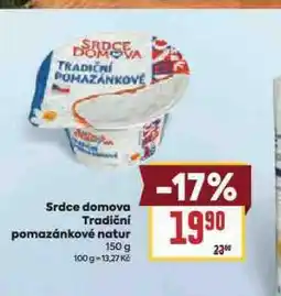 Billa Tradiční pomazánkové natur nabídka
