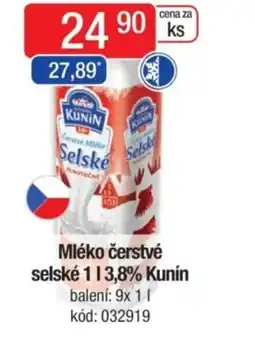 Qanto Mléko čerstvé selské 3,8% Kunín nabídka