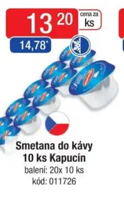 Qanto Smetana do kávy Kapucín nabídka