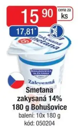 Qanto Smetana zakysaná 14% Bohušovice nabídka
