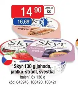 Qanto Skyr jahoda, jablko-štrůdl, švestka nabídka