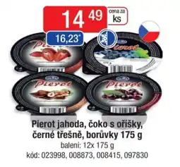 Qanto Pierot jahoda, čoko s oříšky, černé třešně, borůvky nabídka