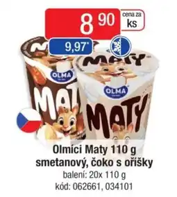 Qanto OLMA Olmíci Maty smetanový, čoko s oříšky nabídka