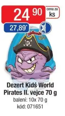 Qanto Dezert Kids World Pirates II. vejce nabídka