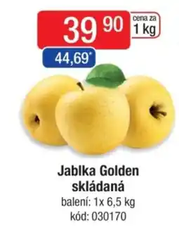 Qanto Jablka Golden skládaná nabídka