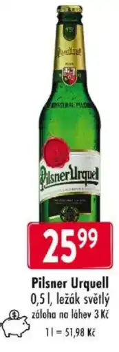 Qanto Pilsner Urquell nabídka