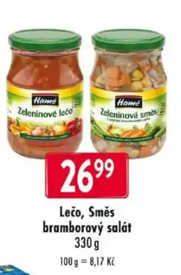 Qanto Hame Lečo, Směs bramborový salát nabídka