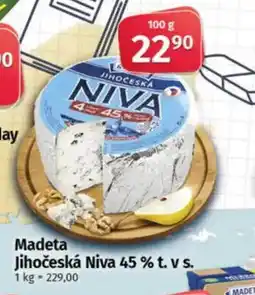 COOP TIP MADETA Jihočeská Niva 45% t. v s. nabídka