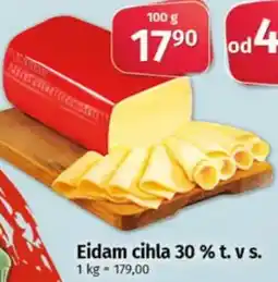 COOP TIP Eidam cihla 30 % t. vs. nabídka
