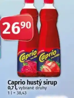 COOP TIP Caprio hustý sirup nabídka