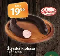 COOP TIP Štýrská klobása nabídka