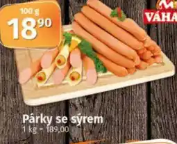 COOP TIP Párky se sýrem nabídka
