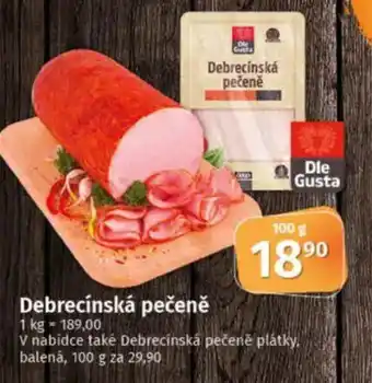 COOP TIP Debrecínská pečeně nabídka