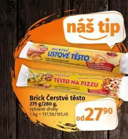 COOP TIP Brick Čerstvé těsto nabídka