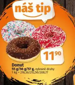 COOP TIP Donut nabídka