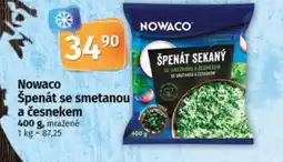 COOP TIP NOWACO Špenát se smetanou a česnekem nabídka