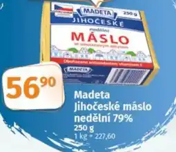COOP TIP MADETA Jihočeské máslo nedělní 79% nabídka