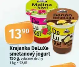 COOP TIP Krajanka DeLuxe smetanový jogurt nabídka