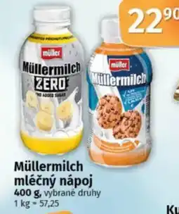COOP TIP Müllermilch mléčný nápoj nabídka