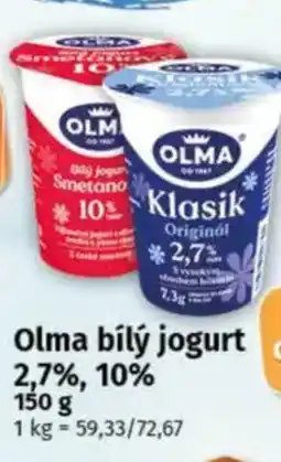 COOP TIP OLMA bílý jogurt 2,7%,10% nabídka