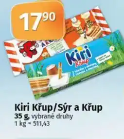 COOP TIP Kiri Křup/Sýr a křup nabídka