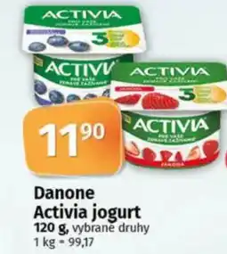 COOP TIP Danone Activia jogurt nabídka