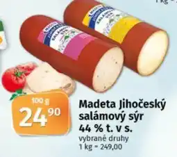 COOP TIP MADETA Jihočeský salámový sýr 44% t. v s. nabídka