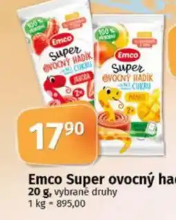 COOP TIP Emco Super ovocný hadík nabídka