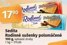 COOP TIP Sedita Rodinné sušenky polomáčené nabídka