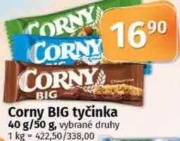 COOP TIP Corny Big tyčinka nabídka