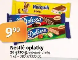 COOP TIP Nestlé oplatky nabídka