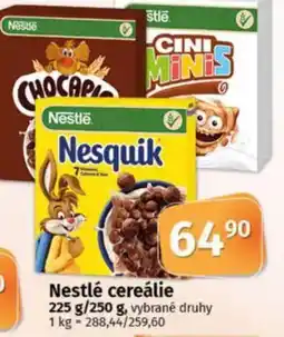 COOP TIP Nestlé cereálie nabídka