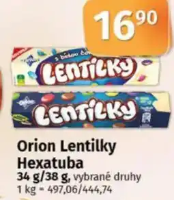 COOP TIP Orion Lentilky Hexatuba nabídka
