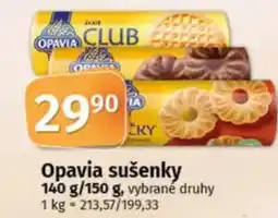 COOP TIP OPAVIA sušenky nabídka