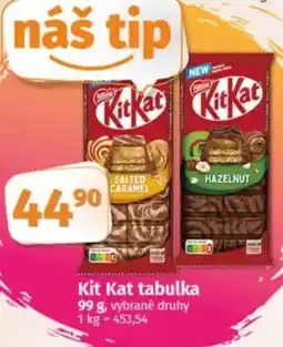 COOP TIP Kit Kat tabulka nabídka