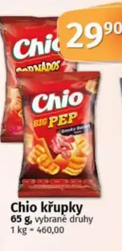 COOP TIP Chio křupky nabídka
