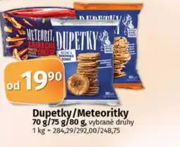 COOP TIP Dupetky/Meteoritky nabídka