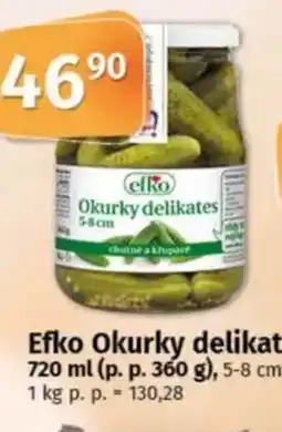 COOP TIP Efko Okurky delikates nabídka