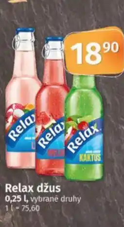 COOP TIP Relax džus nabídka