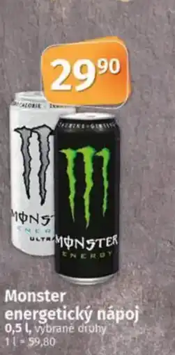COOP TIP Monster ergetický nápoj nabídka
