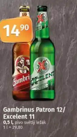 COOP TIP Gambrinus Patron 12/ Excelent 11 nabídka
